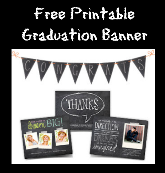 Free Printable Congrats Grad Banner