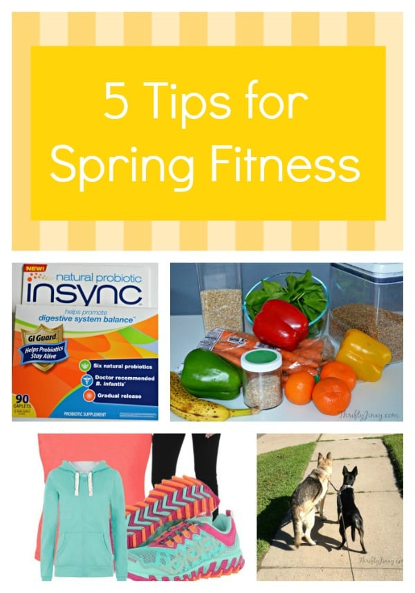 5 Tips for Spring Fitness with Insync Natural Probiotic Thrifty Jinxy