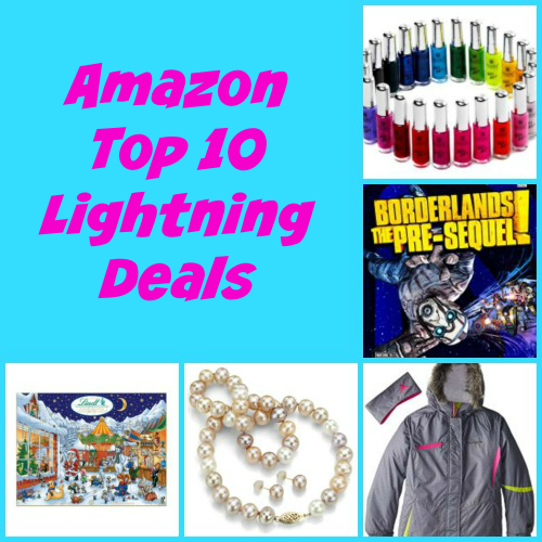 Amazon Top 10 Lightning Deals Today Kindle Fire, Lindt Advent Calendar