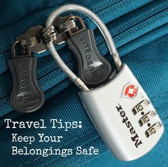 Travel Tips: Keep Your Belongings Safe - Thrifty Jinxy