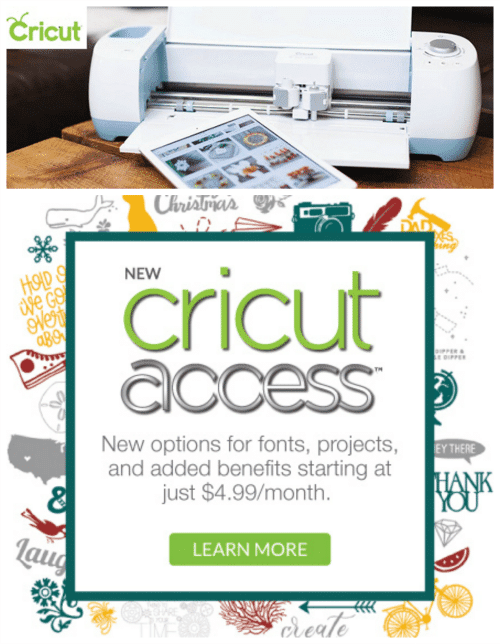Cricut Access Premium and Access Fonts Two NEW Cricut Products