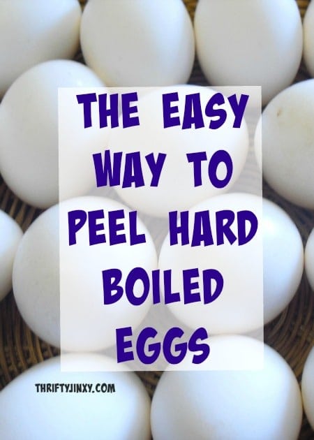 Easy Way to Peel Hard Boiled Eggs