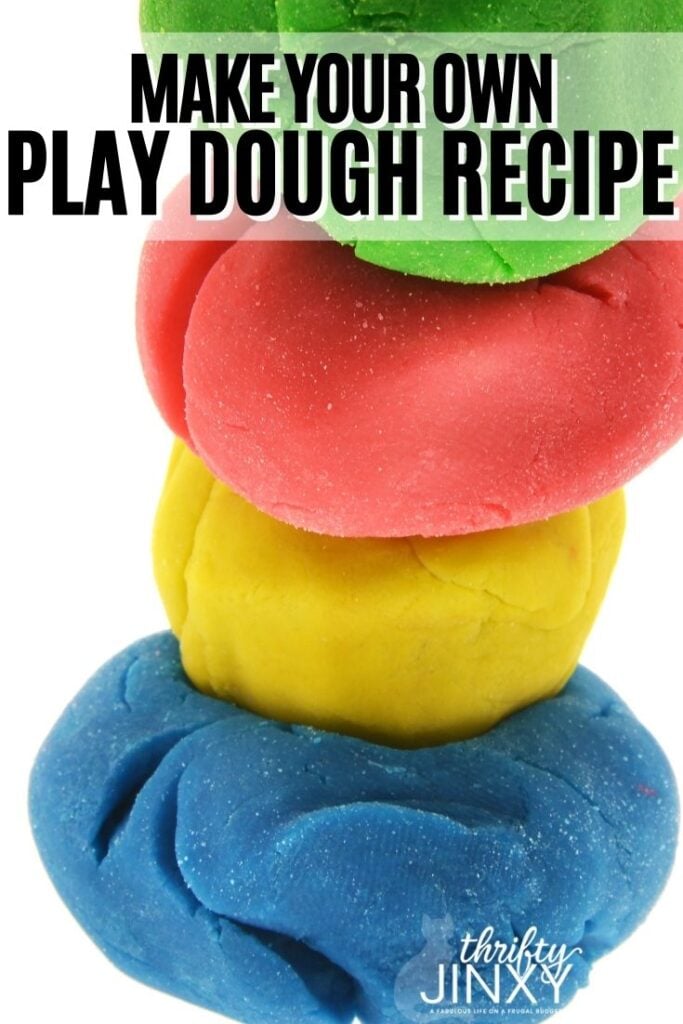 Make Your Own Play Dough Recipe Thrifty Jinxy