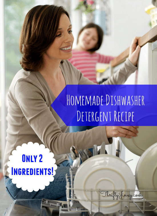 Homemade Dishwasher Detergent Recipe