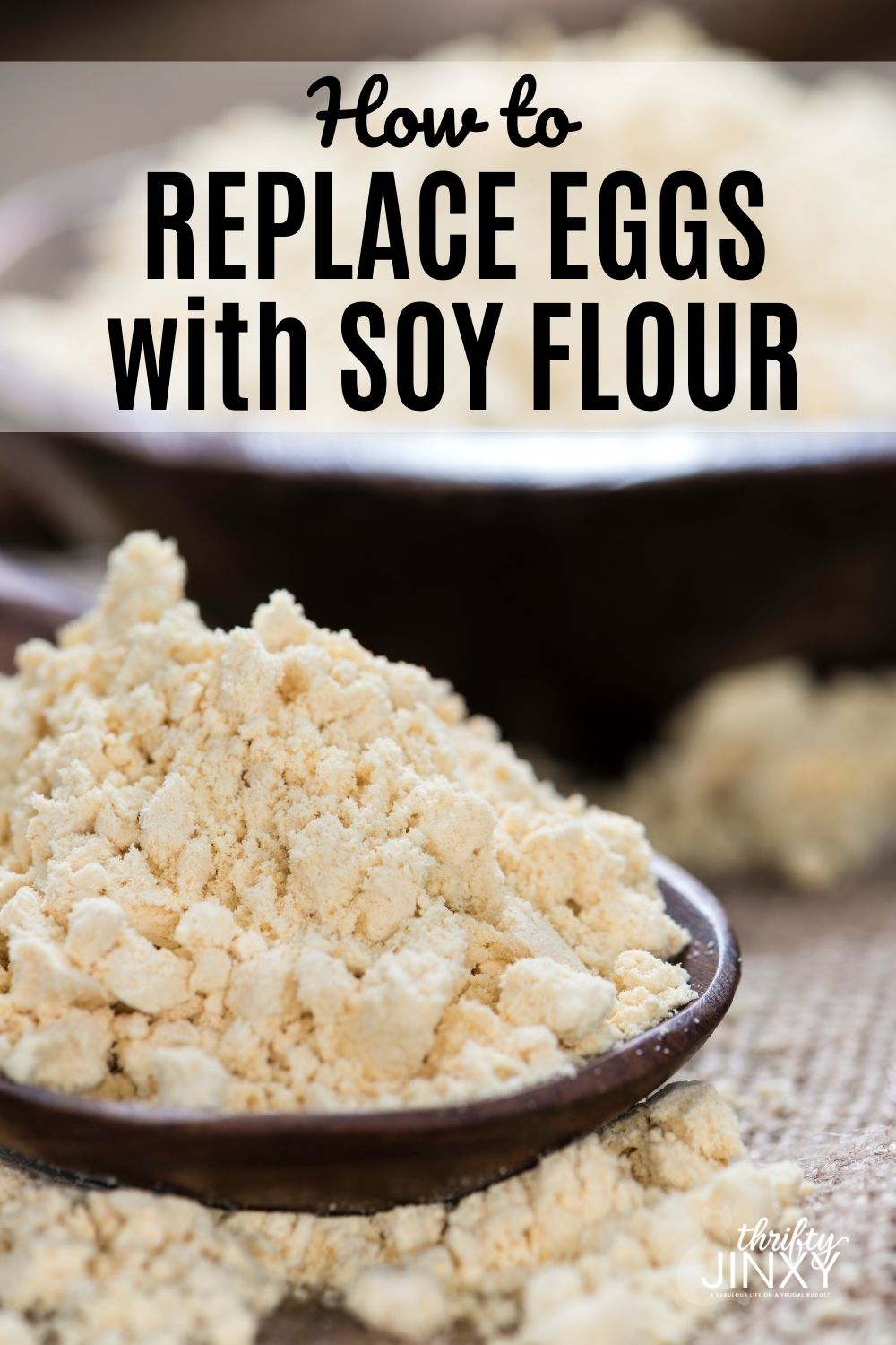 Save Money on Eggs Substitute with Soy Flour Thrifty Jinxy