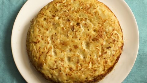 Spanish tortilla potato omelette