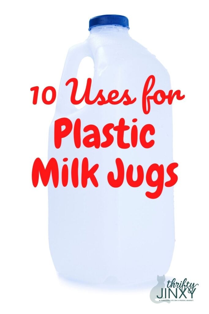 How to upcycle plastic milk jugs