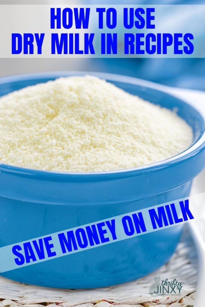 HOW TO USE DRY MILK IN RECIPES