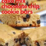 cake mix chocolate chip cookie bars