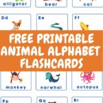FREE PRINTABLE ANIMAL ALPHABET FLASHCARDS