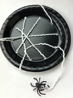 Paper Plate Spiderweb Kids Craft