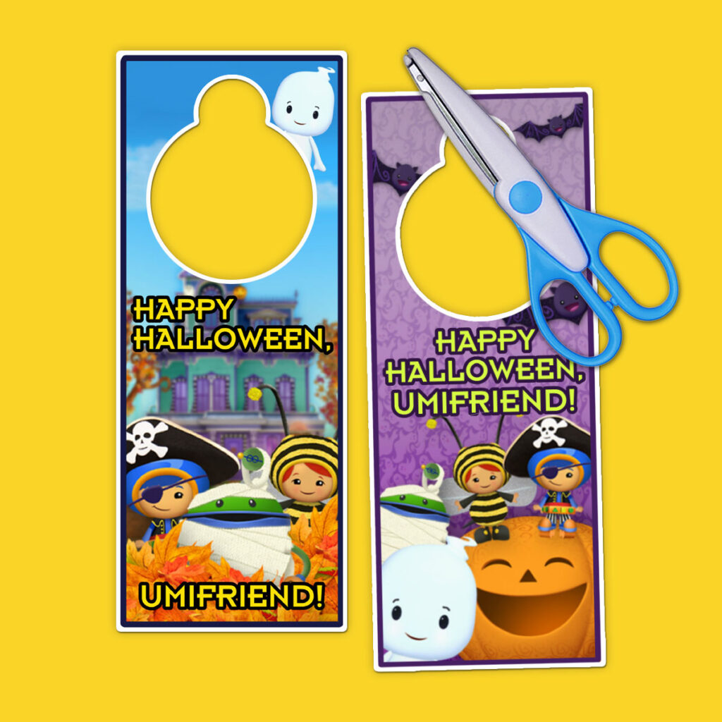 Team Umizoomi-Halloween Door Hangers