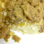 Crumb Cake with Peaches