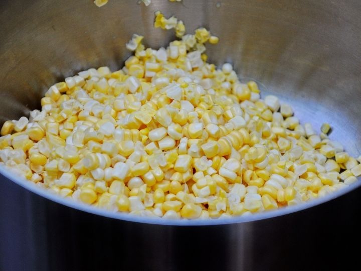 corn cut from cob