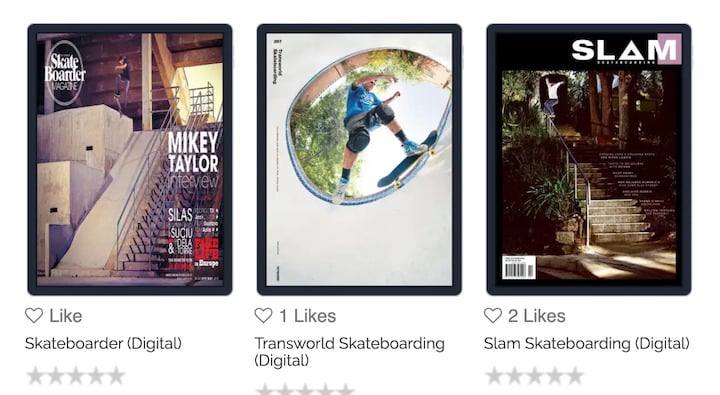 skateboard magazine deals