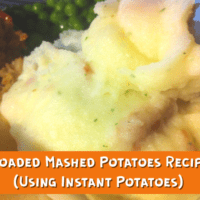 Easy Loaded Mashed Potatoes Recipe (Using Instant Potatoes) - Thrifty Jinxy