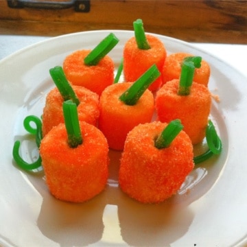 Sugared Marshmallow Pumpkins