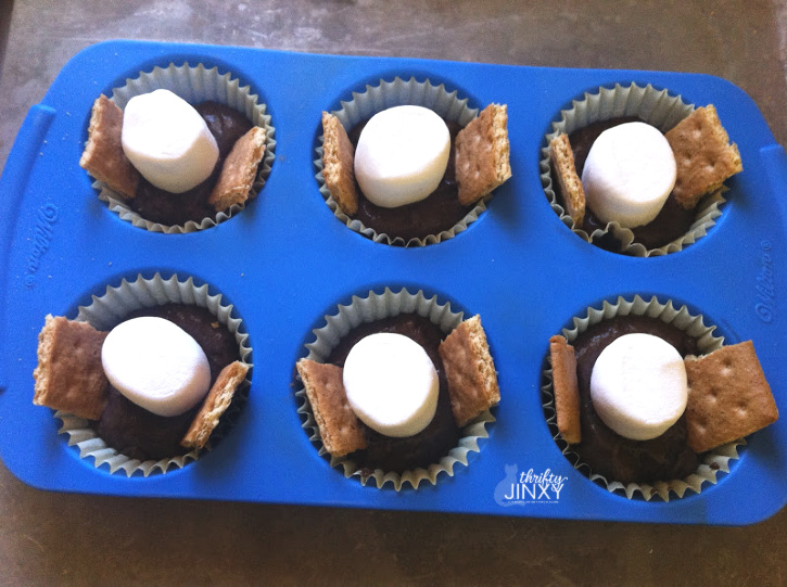 Making Smores Cupcakes