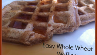 Easy Homemade Whole Wheat Waffles Recipe
