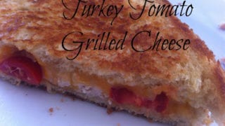 Turkey Tomato Grilled Cheese Sandwich