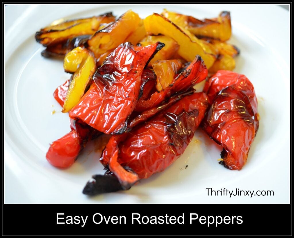 Easy Oven Roasted Peppers