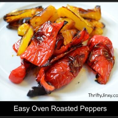 Easy Oven Roasted Peppers