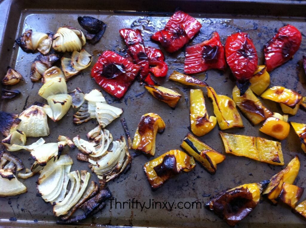 roasting peppers in oven