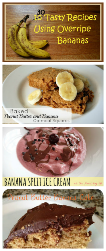 How to Use Your Overripe Bananas – A Collection of 30 Recipes
