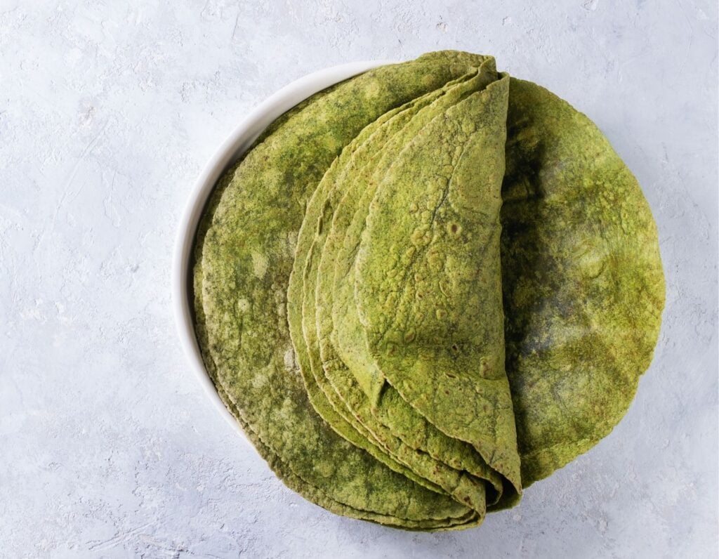 Spinach Tortillas