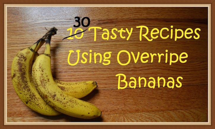 overripe banana recipes