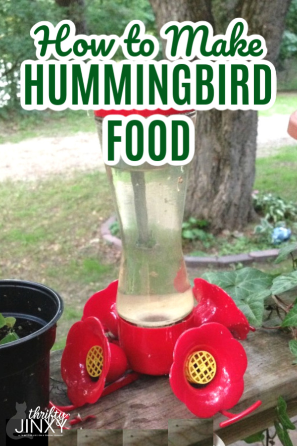 How to Make Hummingbird Food Thrifty Jinxy
