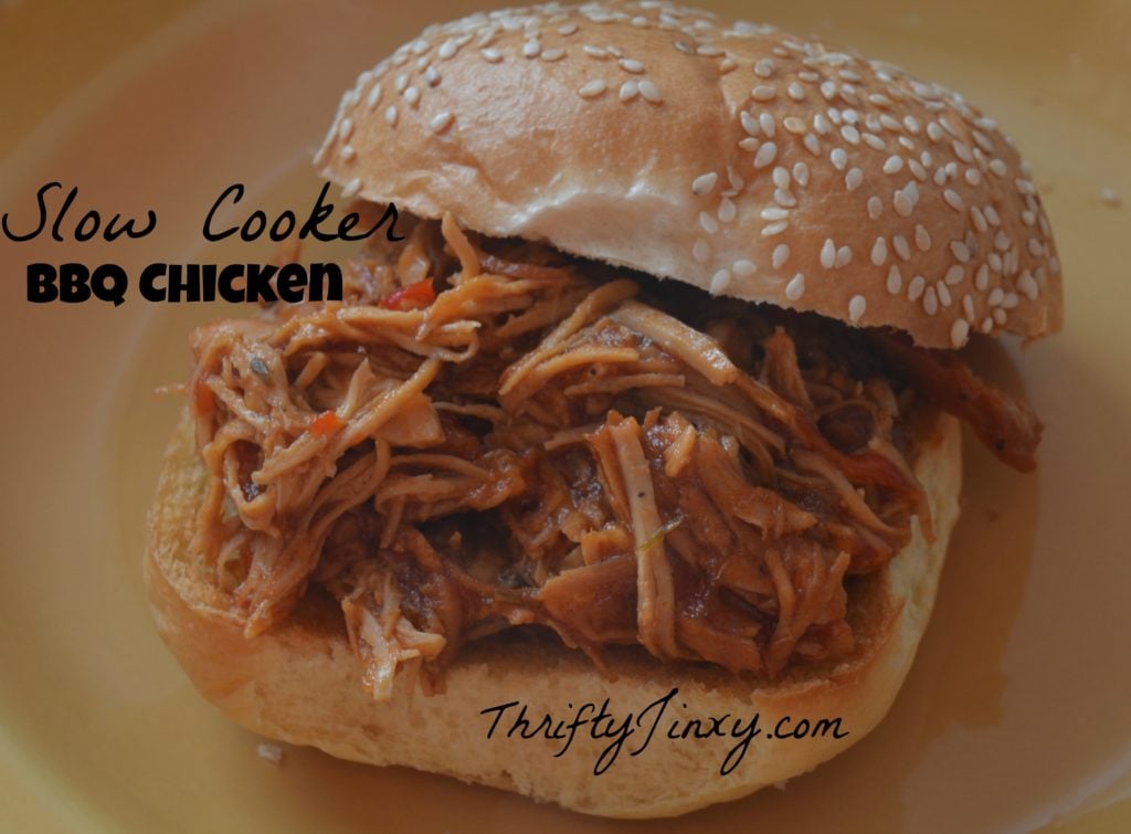 Easy Slow Cooker BBQ Pulled Chicken Recipe