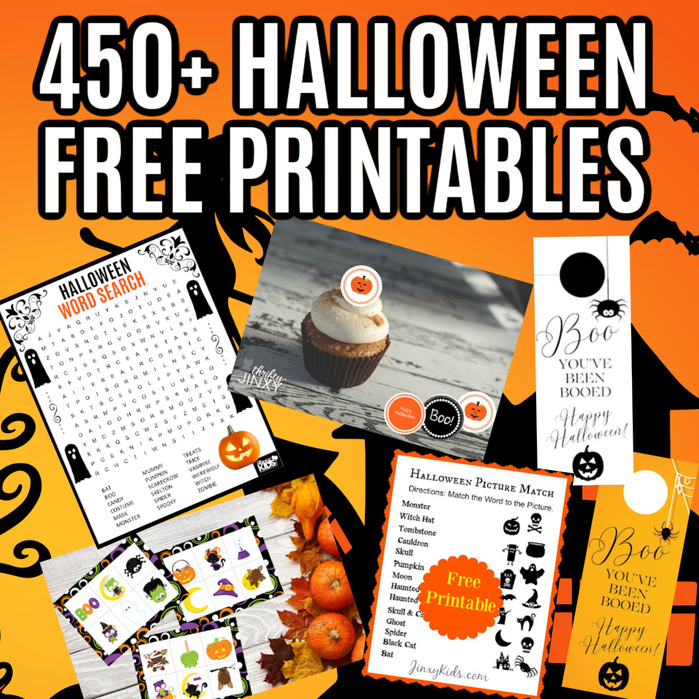 Boo! 450 FREE Halloween Printables - Coloring Pages, Tags, Labels ...