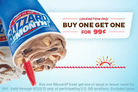 DQ BOGO Blizzards