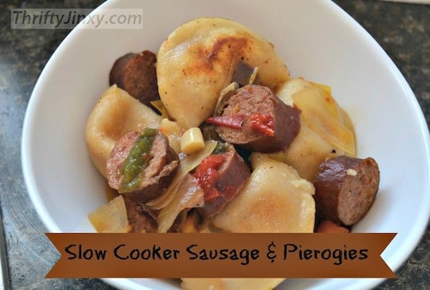 Slow Cooker Pierogies and Sausage Recipe