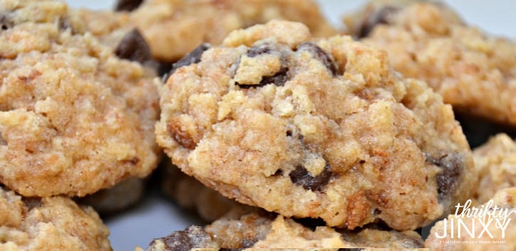 Bread Crumb Cookies with Chocolate Chips