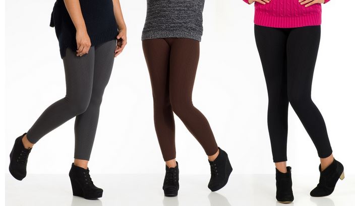 6 Pairs of Fleece-Lined Cable-Knit Leggings Only $29.99 Shipped - Thrifty Jinxy