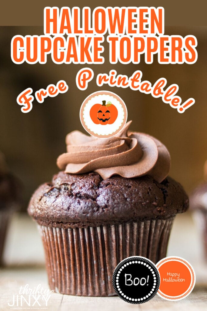 Free Printable Halloween Cupcake Toppers