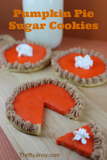 Pumpkin Pie Sugar Cookies Text