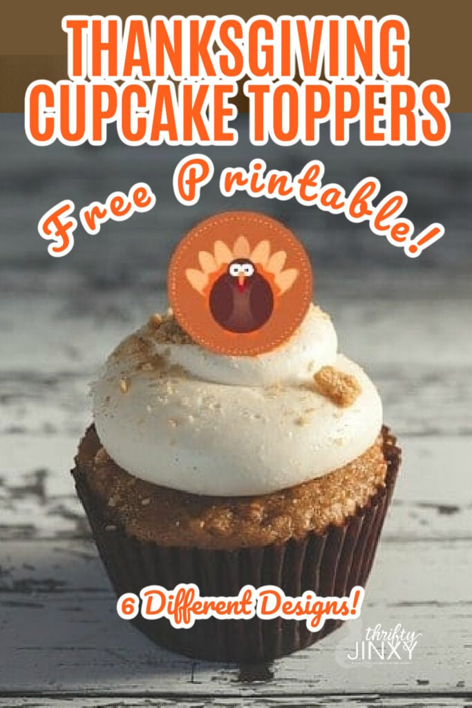 Printable Thanksgiving Cupcake Toppers - I Scream for Buttercream