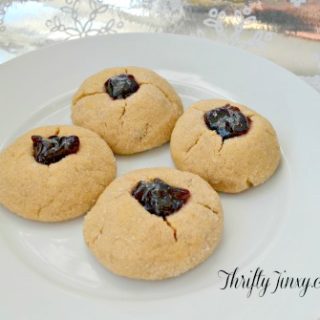 Peanut Butter and Jelly Thumbprint Cookies Recipe