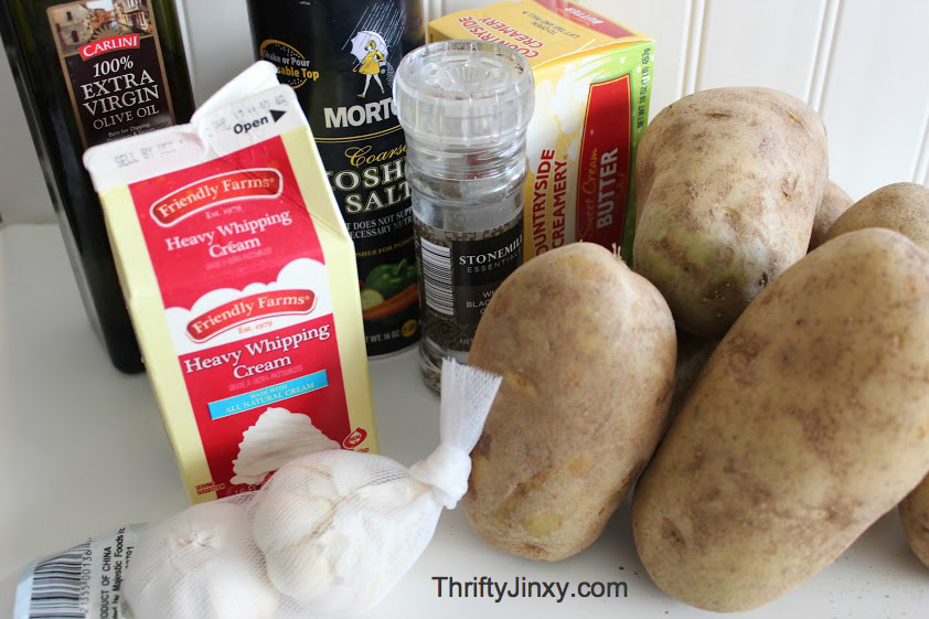 Roasted Garlic Mashed Potato Ingredients