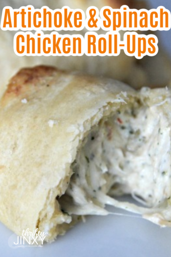 Tastefully Simple Artichoke and Spinach Chicken RollUps Thrifty Jinxy
