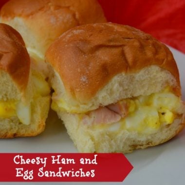 Cheesy Ham Egg Sandwiches Recipe