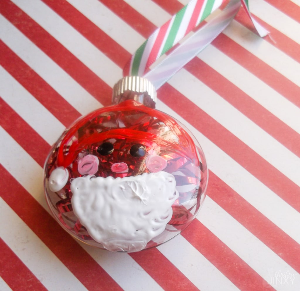 DIY Santa Claus Ornament Craft - Thrifty Jinxy