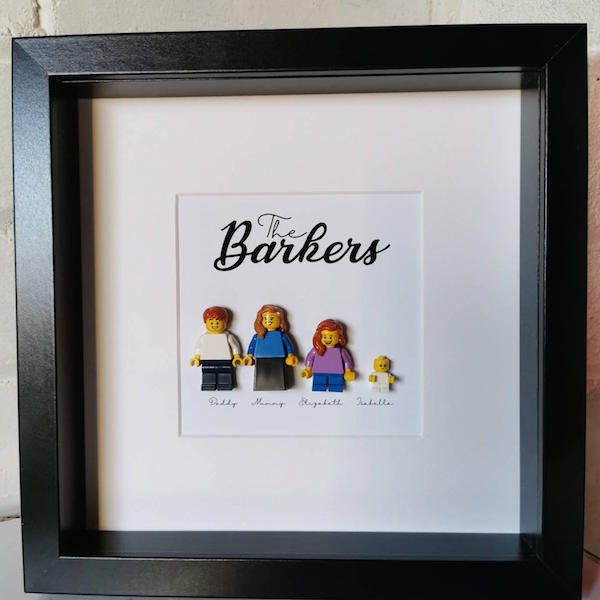 Lego Family Minifigure Portrait