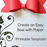 Paper Bow Template