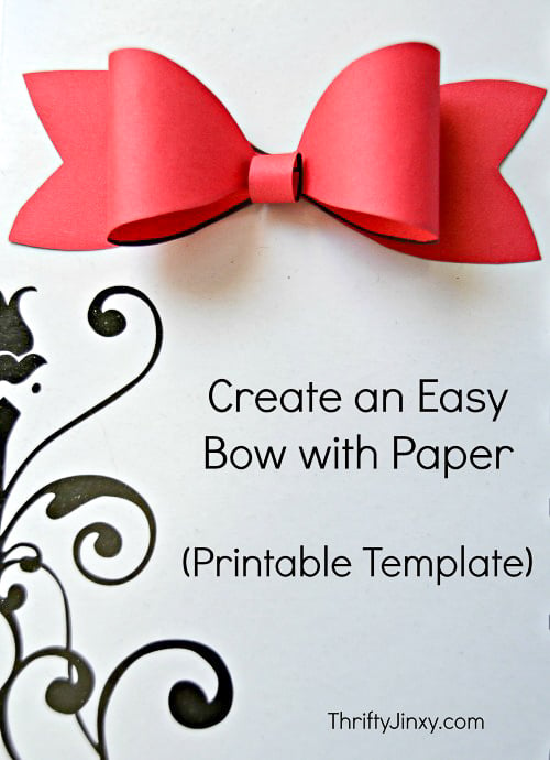 How To Make A Simple Paper Bow