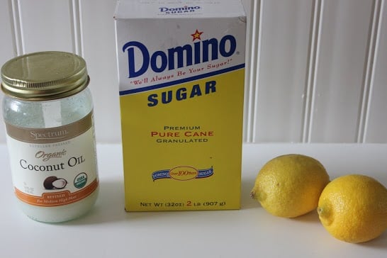 lemon scrub ingredients