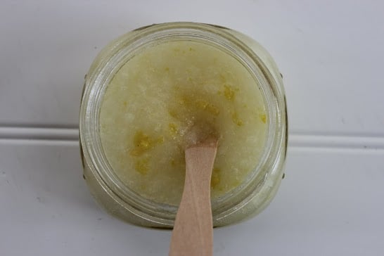 lemon sugar scrub process 3